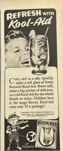 Kool flavored drink - kool-ad, mix